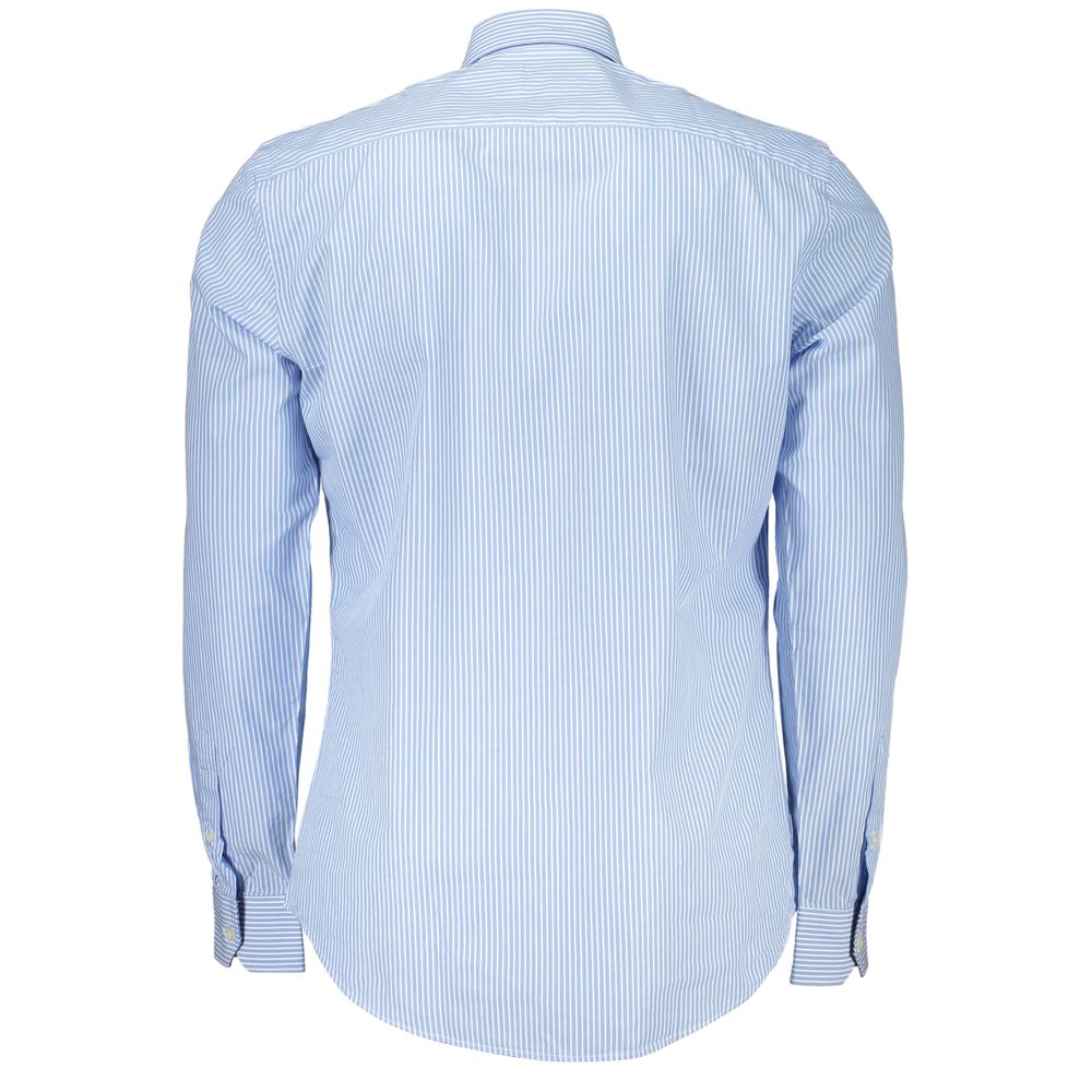 Harmont & Blaine Blaues Baumwollhemd