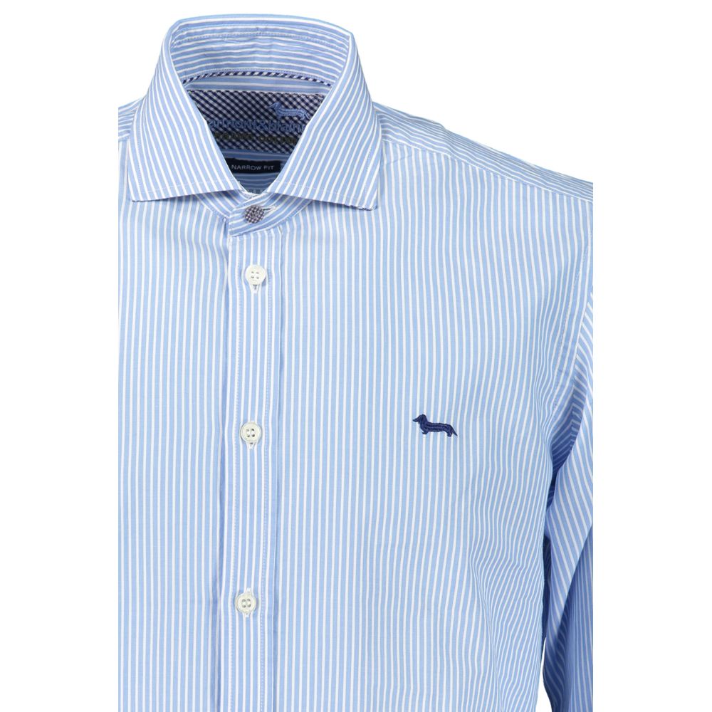 Harmont & Blaine Blaues Baumwollhemd