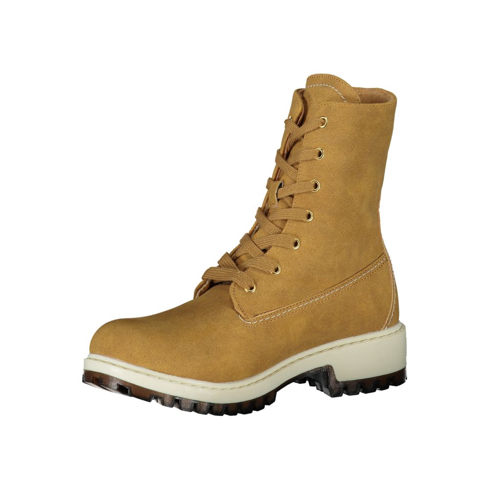 U.S. POLO ASSN. Brauner Polyester-Stiefel