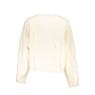 Desigual Weißer Stoffpullover