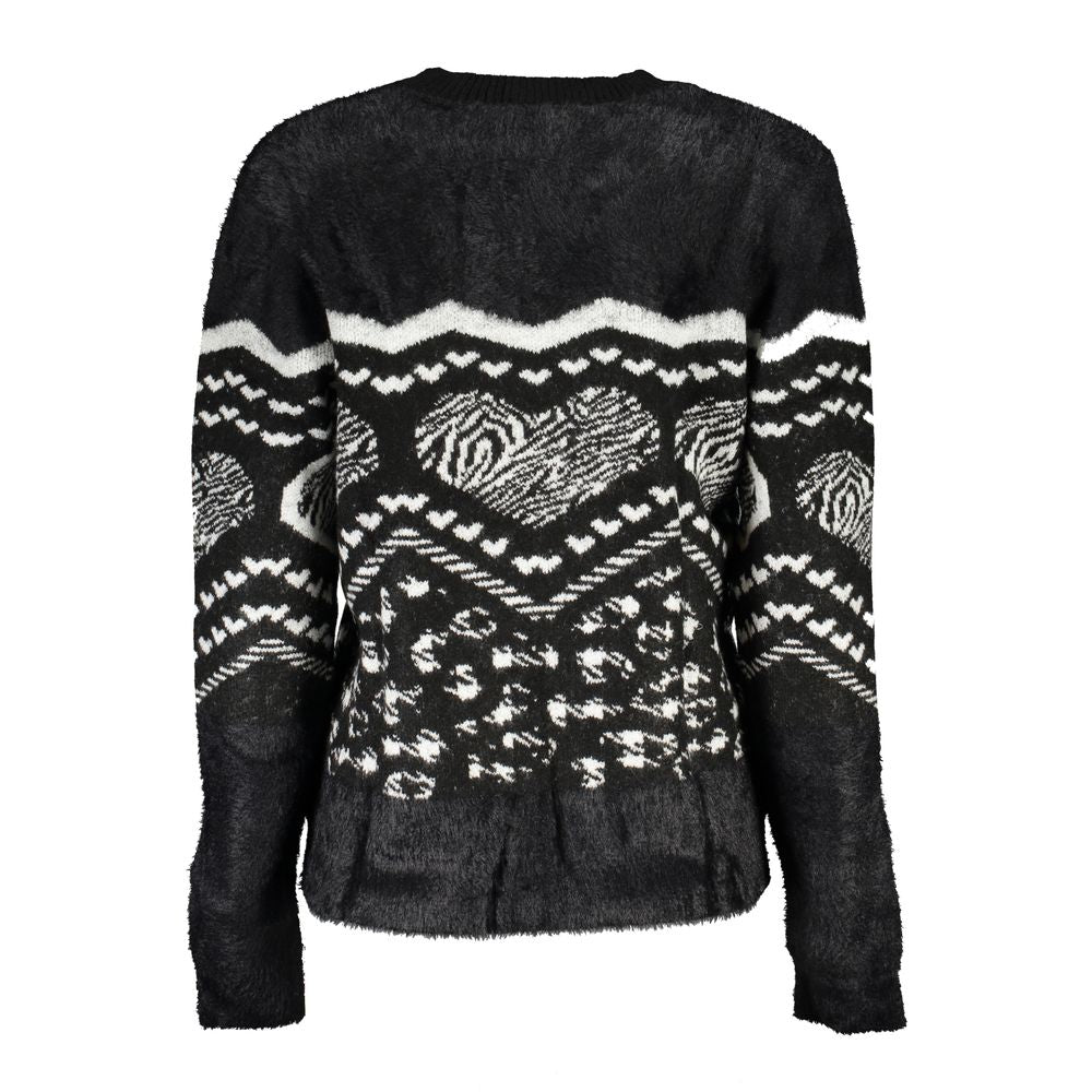 Desigual Schwarzer Polyester-Pullover