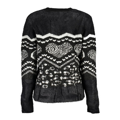 Desigual Schwarzer Polyester-Pullover