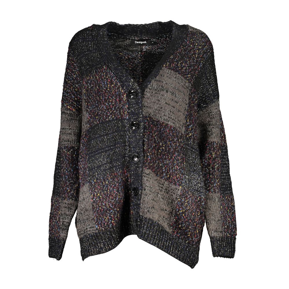 Desigual Schwarzer Polyester-Pullover
