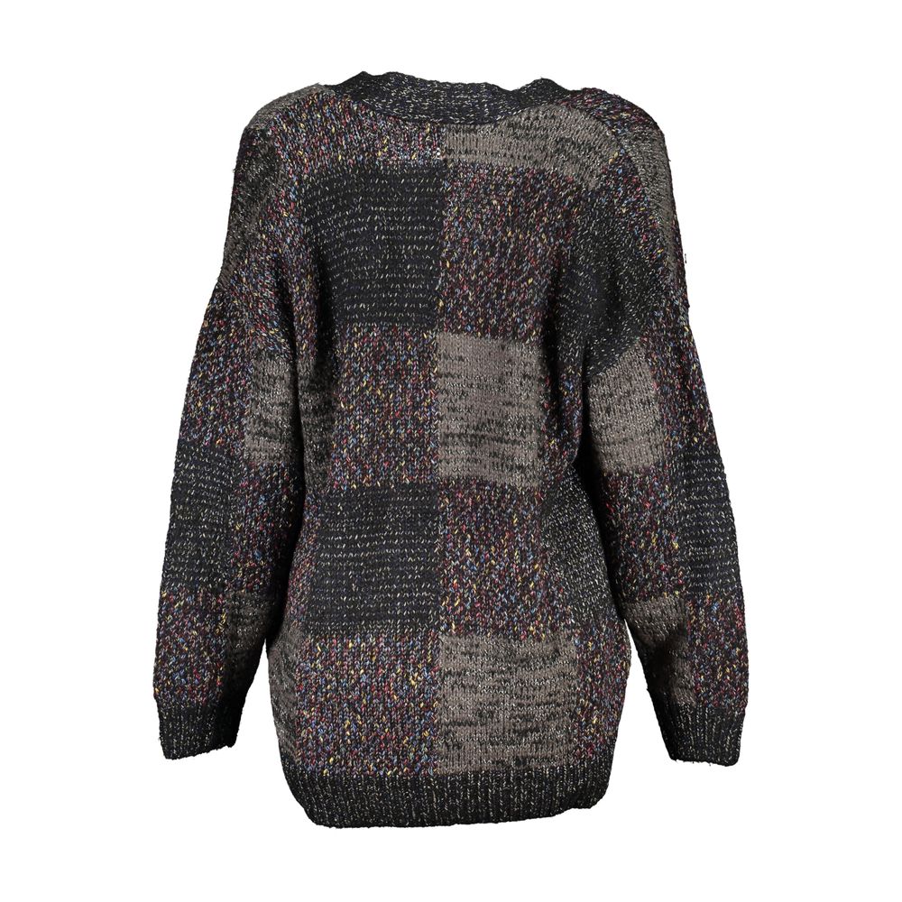 Desigual Schwarzer Polyester-Pullover