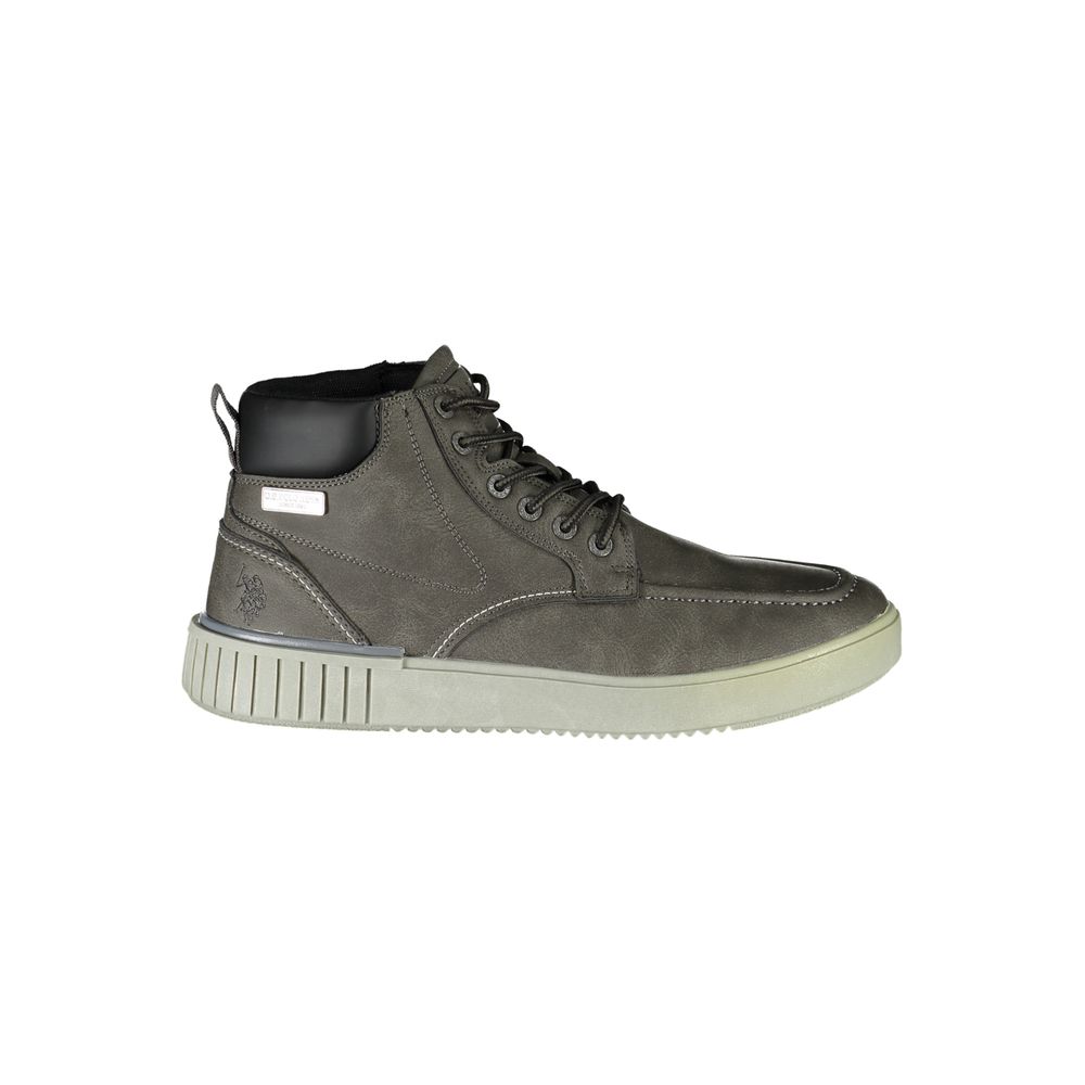 U.S. POLO ASSN. Grauer Polyester-Stiefel
