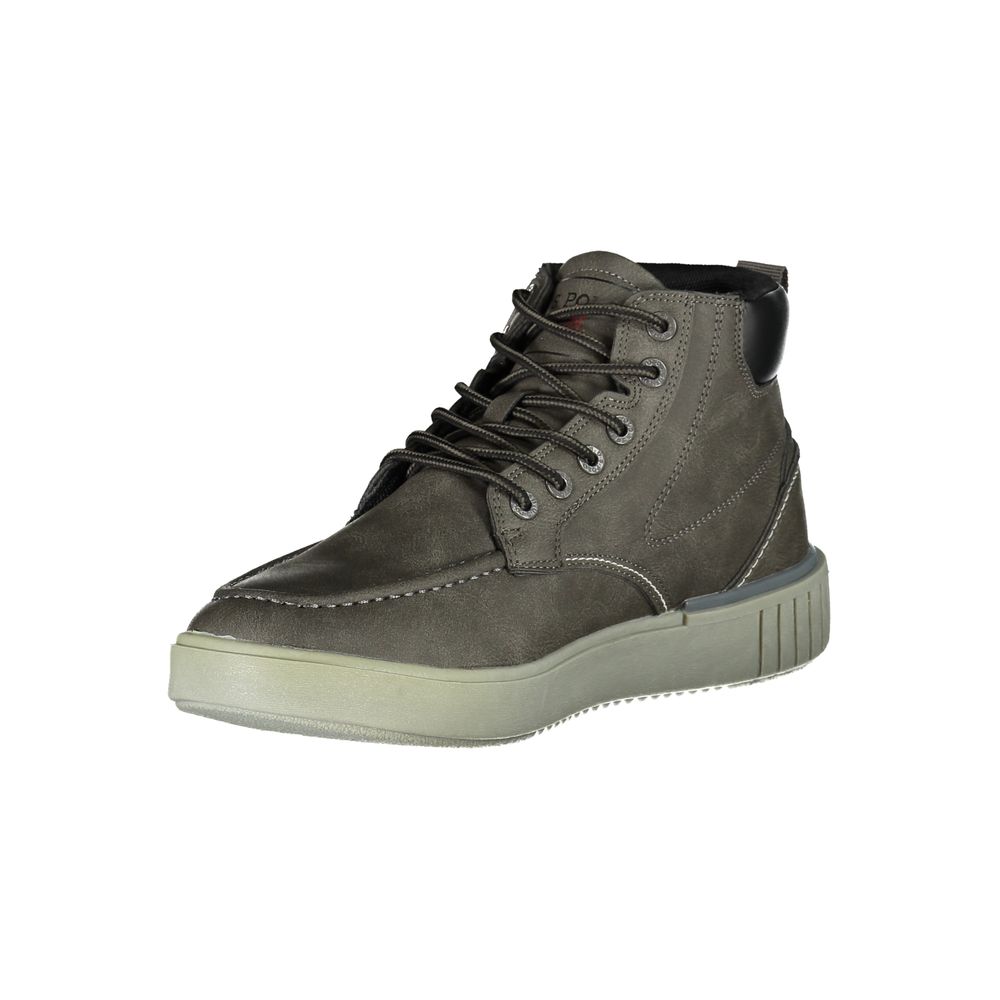 U.S. POLO ASSN. Grauer Polyester-Stiefel