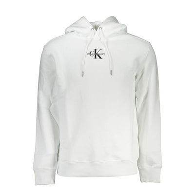 Calvin Klein Weißer Baumwollpullover