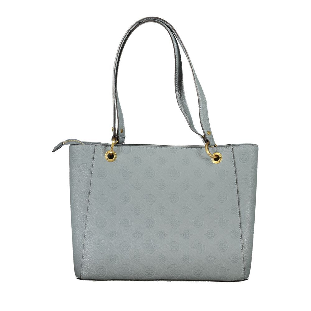 Guess Jeans Blaue Polyethylen-Handtasche