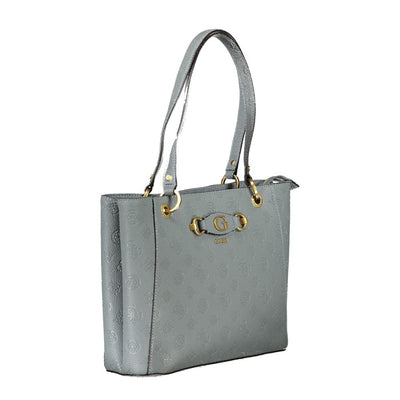 Guess Jeans Blaue Polyethylen-Handtasche