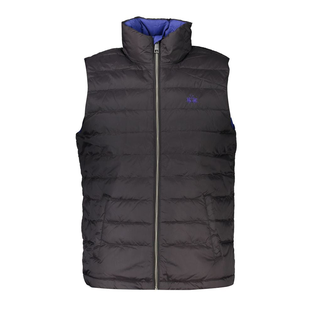 La Martina Schwarze Polyamid-Jacke