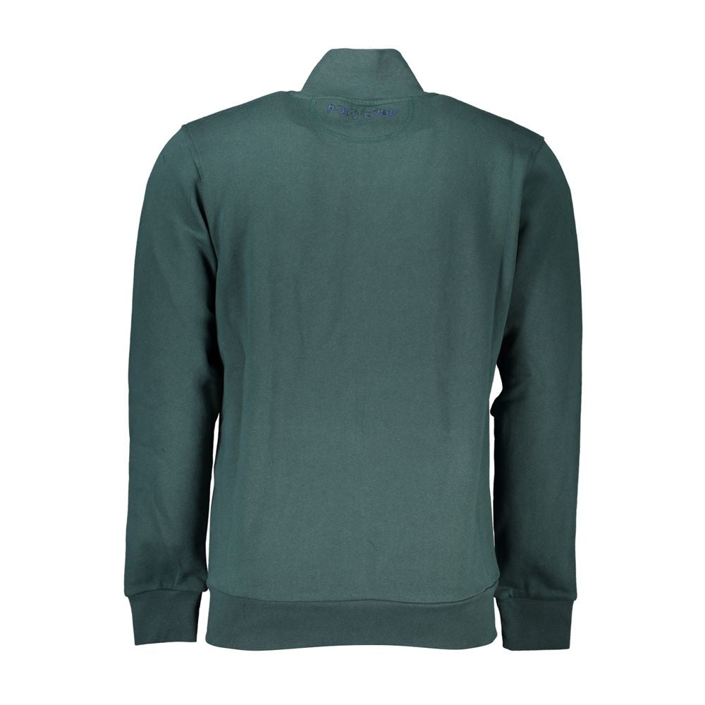 La Martina Grüner Baumwollpullover