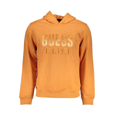 Guess Jeans Orangefarbener Baumwollpullover