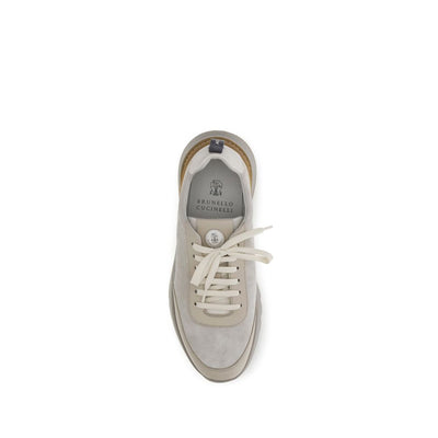 Brunello Cucinelli Turnschuhe aus Leder
