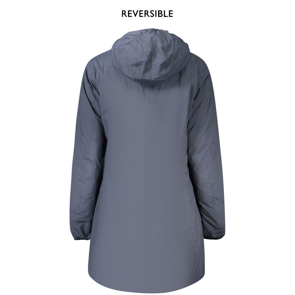 K-WAY Blaue Polyesterjacken &amp