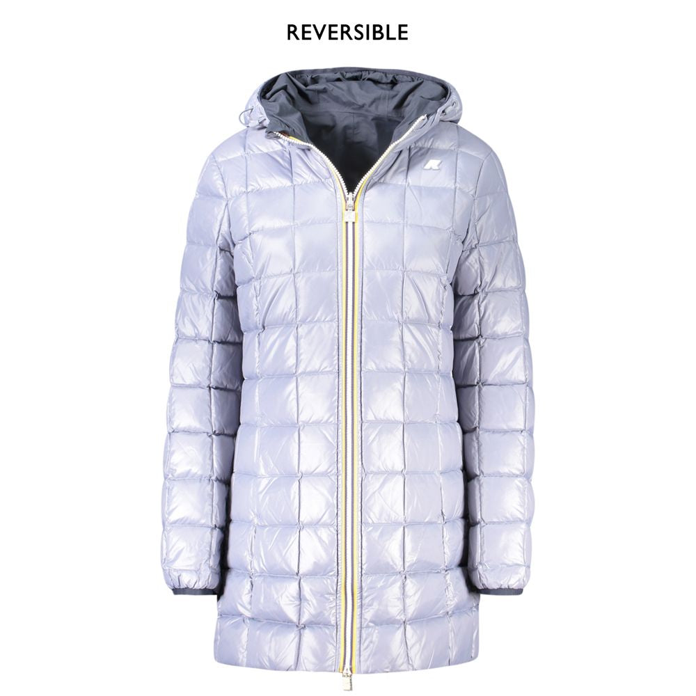 K-WAY Blaue Polyesterjacken &amp