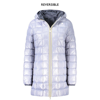 K-WAY Blaue Polyesterjacken &amp