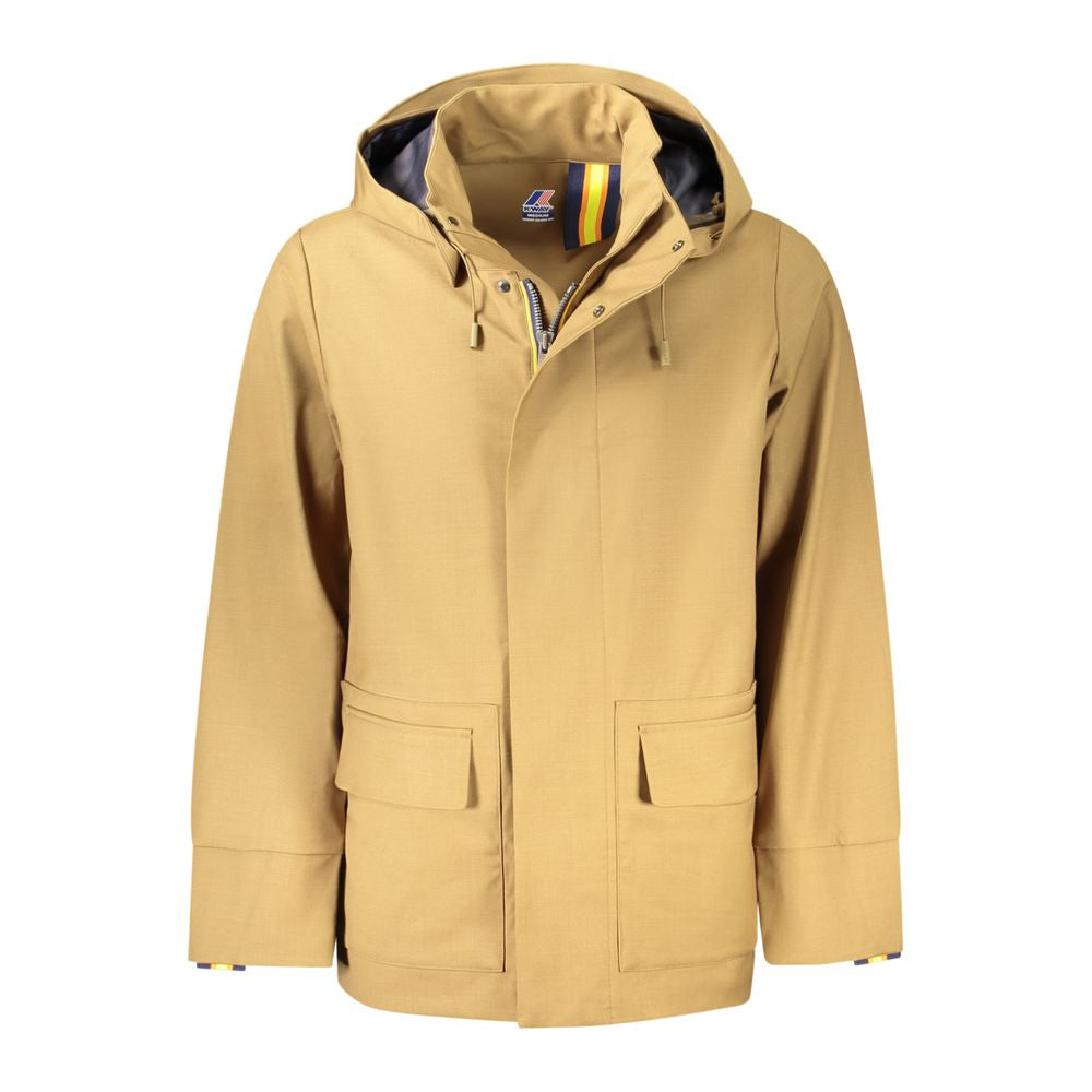 K-WAY Jacke aus brauner Wolle