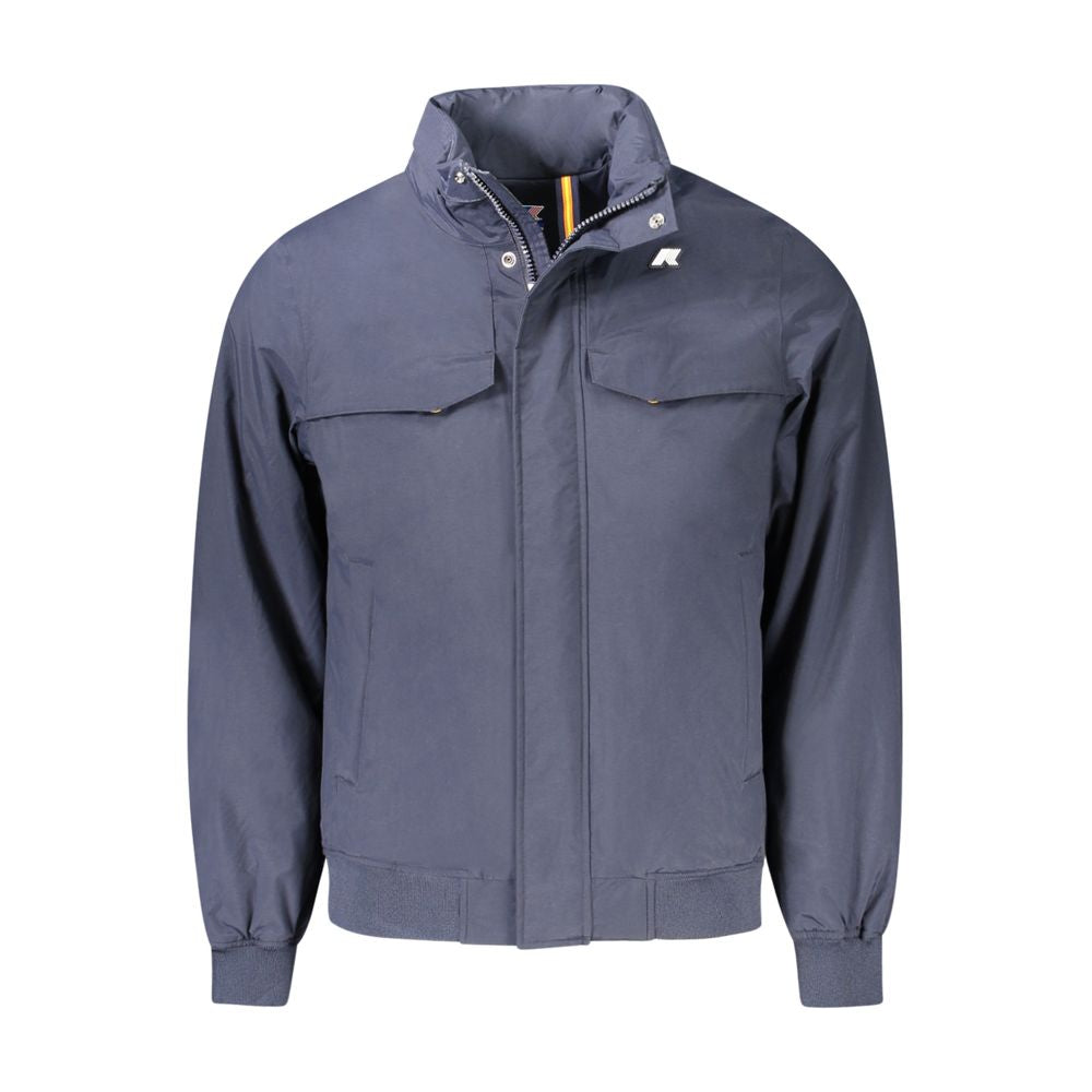 K-WAY Blaue Polyamid-Jacke