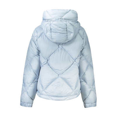 K-WAY Blaue Polyesterjacken &amp