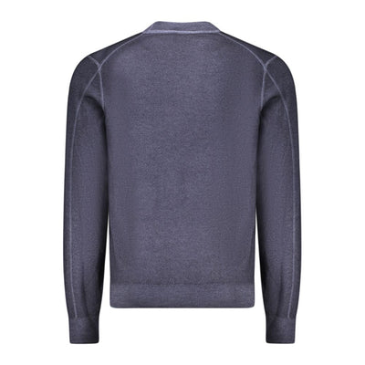 Hugo Boss Blauer Pullover aus Wolle