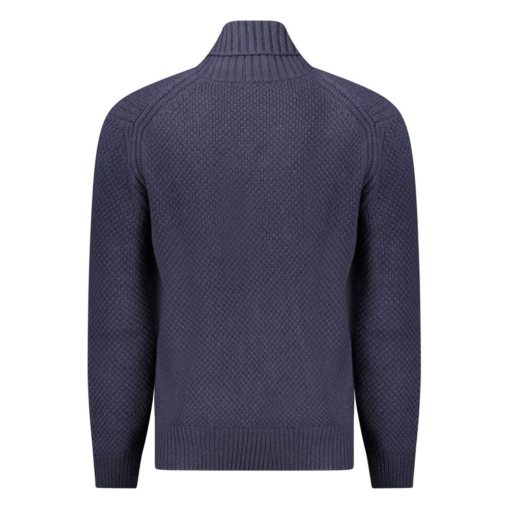 Hugo Boss Blauer Pullover aus Wolle