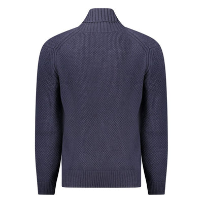 Hugo Boss Blauer Pullover aus Wolle
