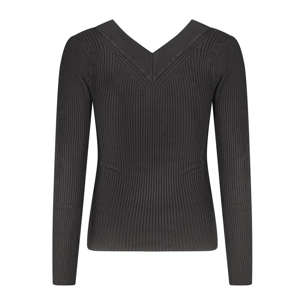 Guess Jeans Schwarzer Viskose-Pullover