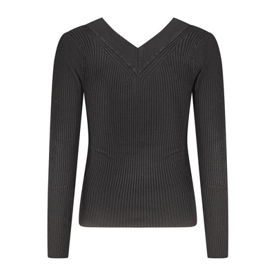 Guess Jeans Schwarzer Viskose-Pullover
