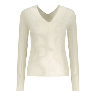 Guess Jeans Weißer Viskose-Pullover
