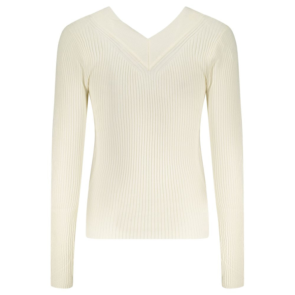 Guess Jeans Weißer Viskose-Pullover