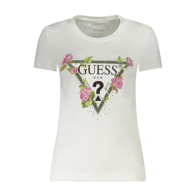 Guess Jeans Weiße Baumwoll-Oberteile &amp
