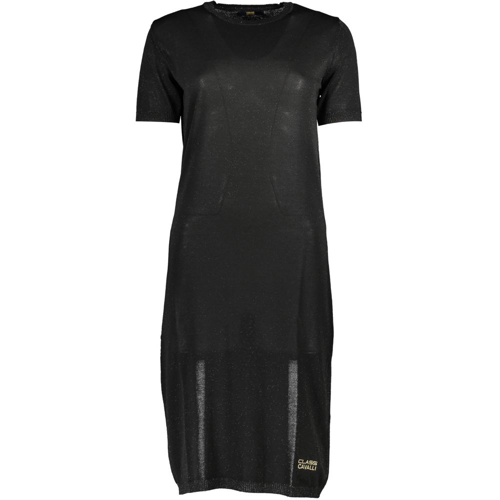 Cavalli Class Schwarzes Viskosekleid