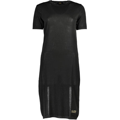 Cavalli Class Schwarzes Viskosekleid