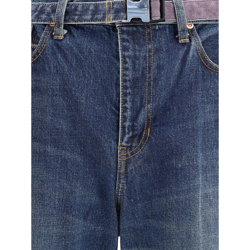 Sacai Denim-Hosen