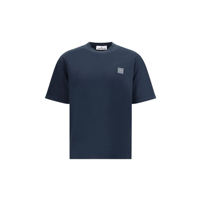 Stone Island T-Shirt mit Logoaufnäher