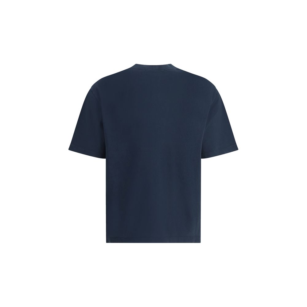 Stone Island T-Shirt mit Logoaufnäher