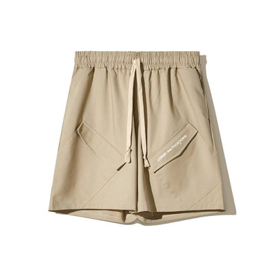Comme Des Fuckdown Beigefarbene Baumwollshorts