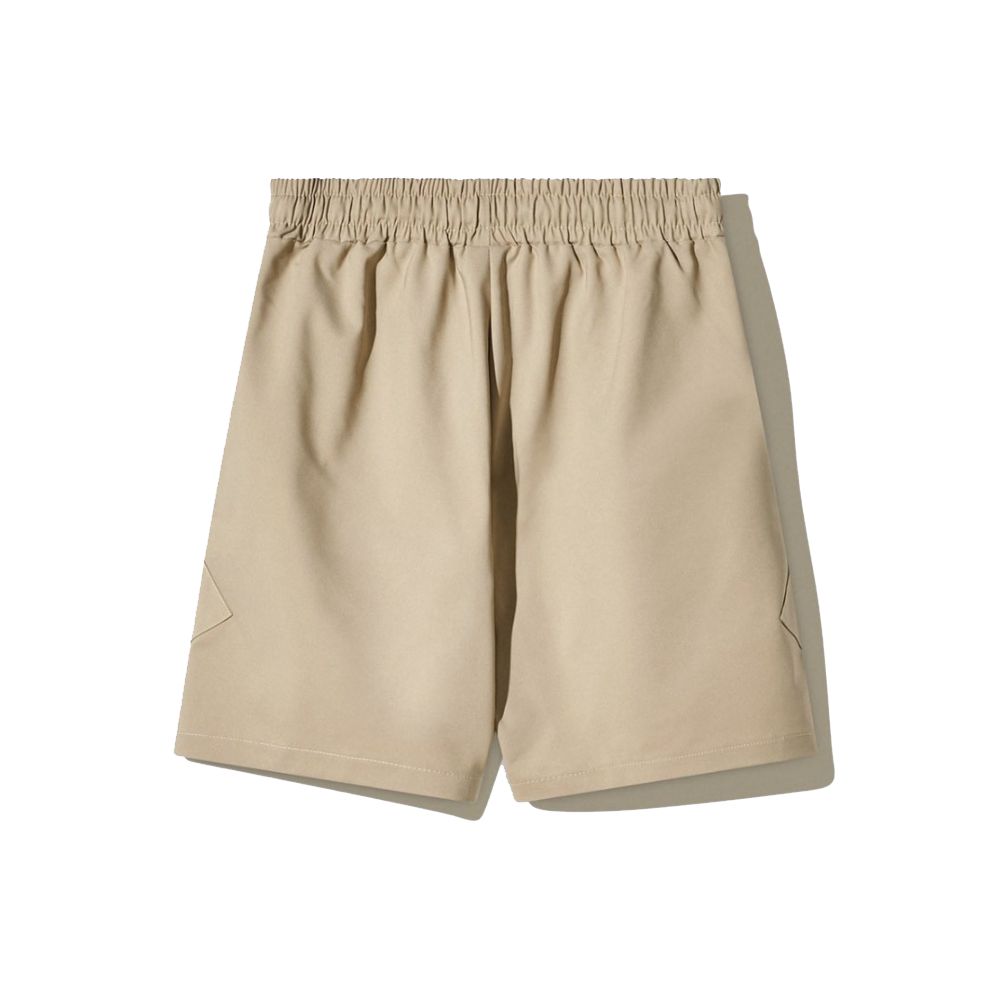 Comme Des Fuckdown Beigefarbene Baumwollshorts
