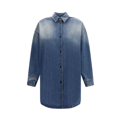 Prada Hemdjacke aus Denim
