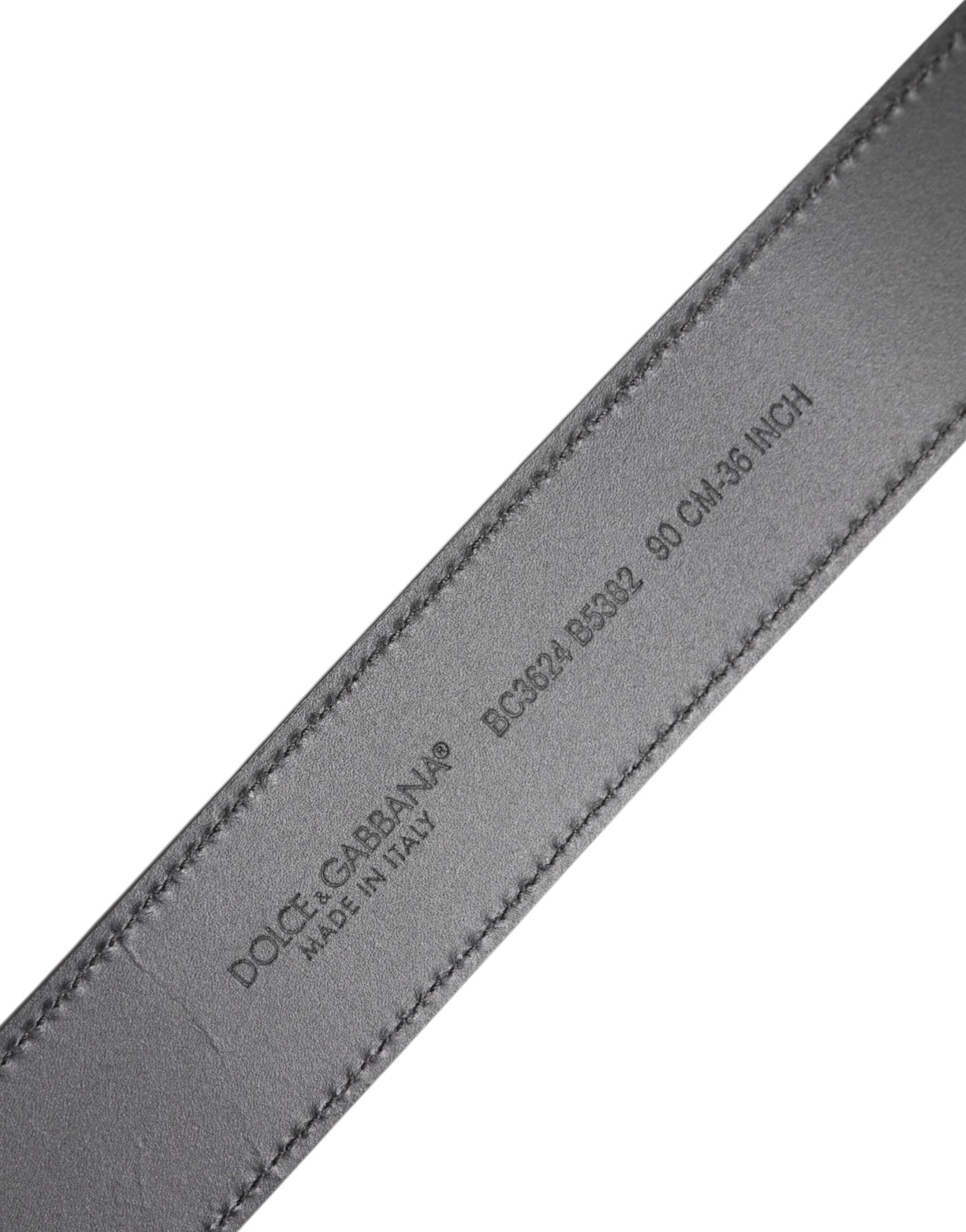 Dolce & Gabbana Schwarzer Leder Gürtel mit klassischer Metall-Logo-Schnalle