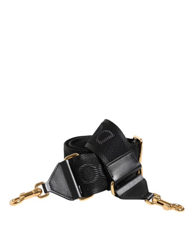Dolce & Gabbana Schwarze Tasche aus fester Viskose mit Schulterriemen