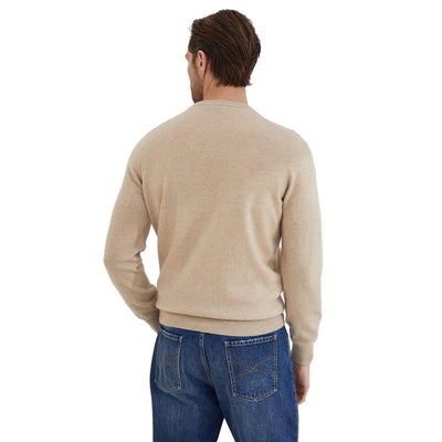 Brunello Cucinelli Beigefarbener Kaschmirpullover