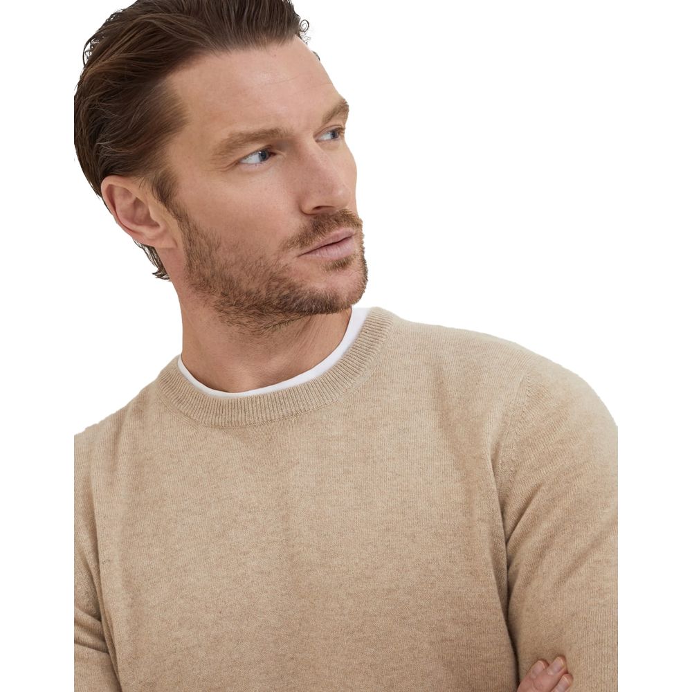 Brunello Cucinelli Beigefarbener Kaschmirpullover