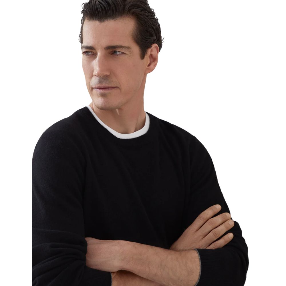 Brunello Cucinelli Schwarzer Kaschmirpullover