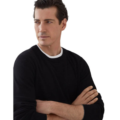 Brunello Cucinelli Schwarzer Kaschmirpullover