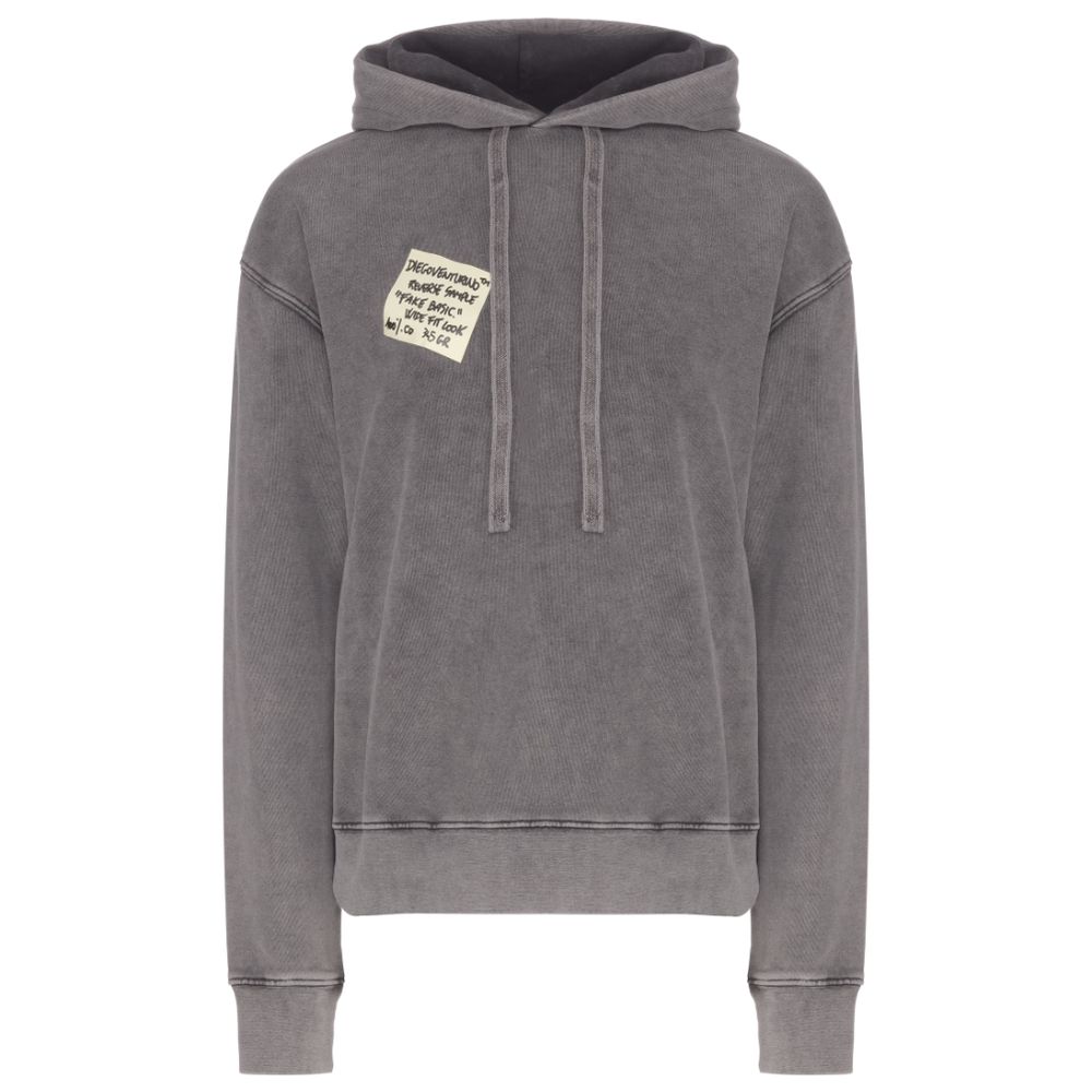 Diego Venturino Grauer Baumwollpullover