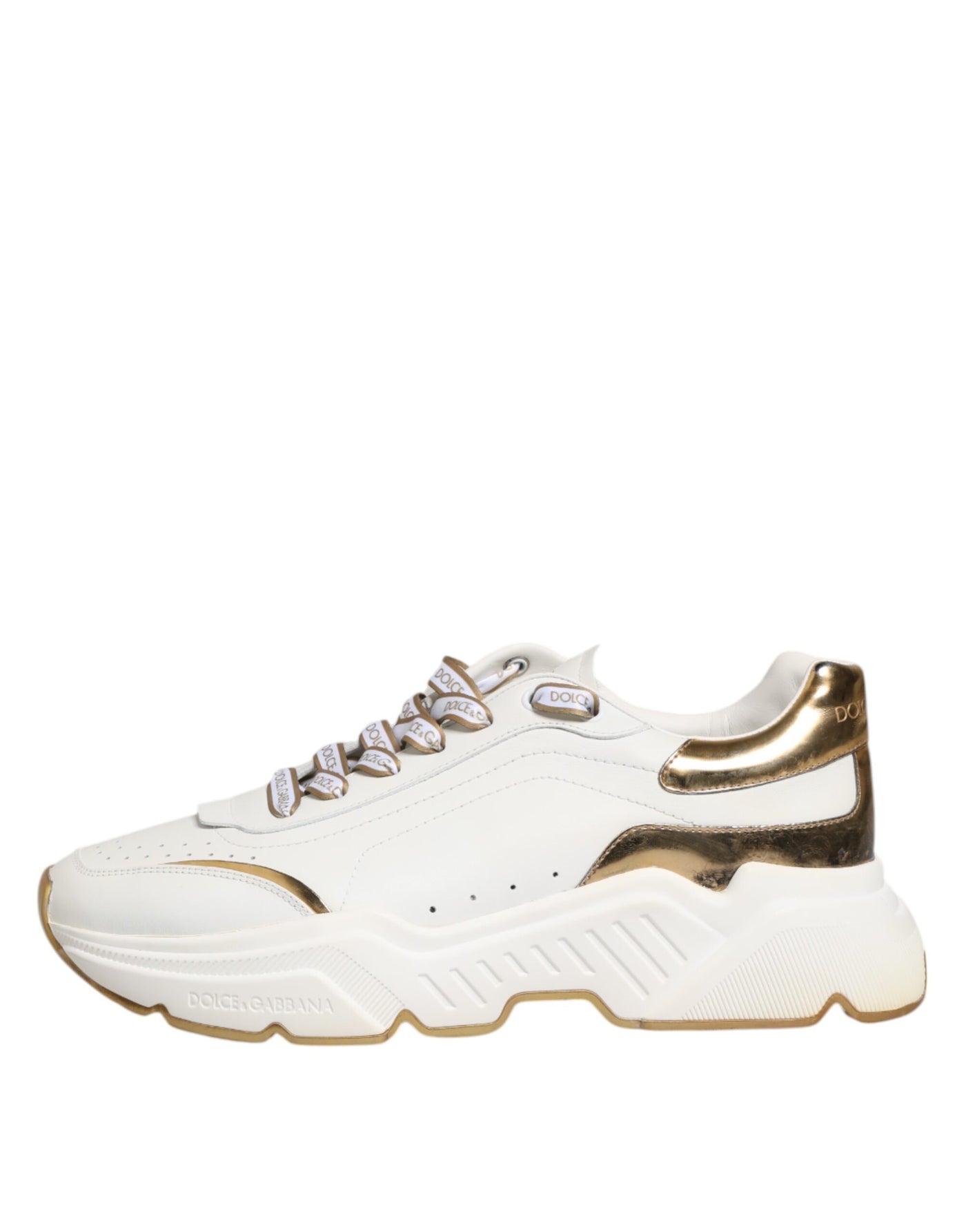 Dolce & Gabbana Weiß Logo Daymaster Low Top Turnschuhe Schuhe