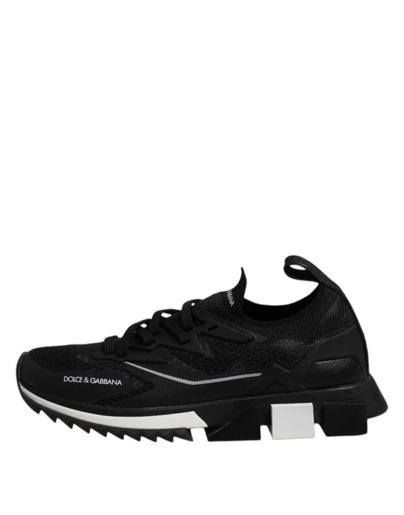 Dolce & Gabbana Schwarz SORRENTO Lace Up Männer Turnschuhe Schuhe