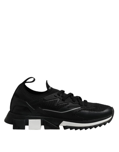 Dolce & Gabbana Schwarz SORRENTO Lace Up Männer Turnschuhe Schuhe