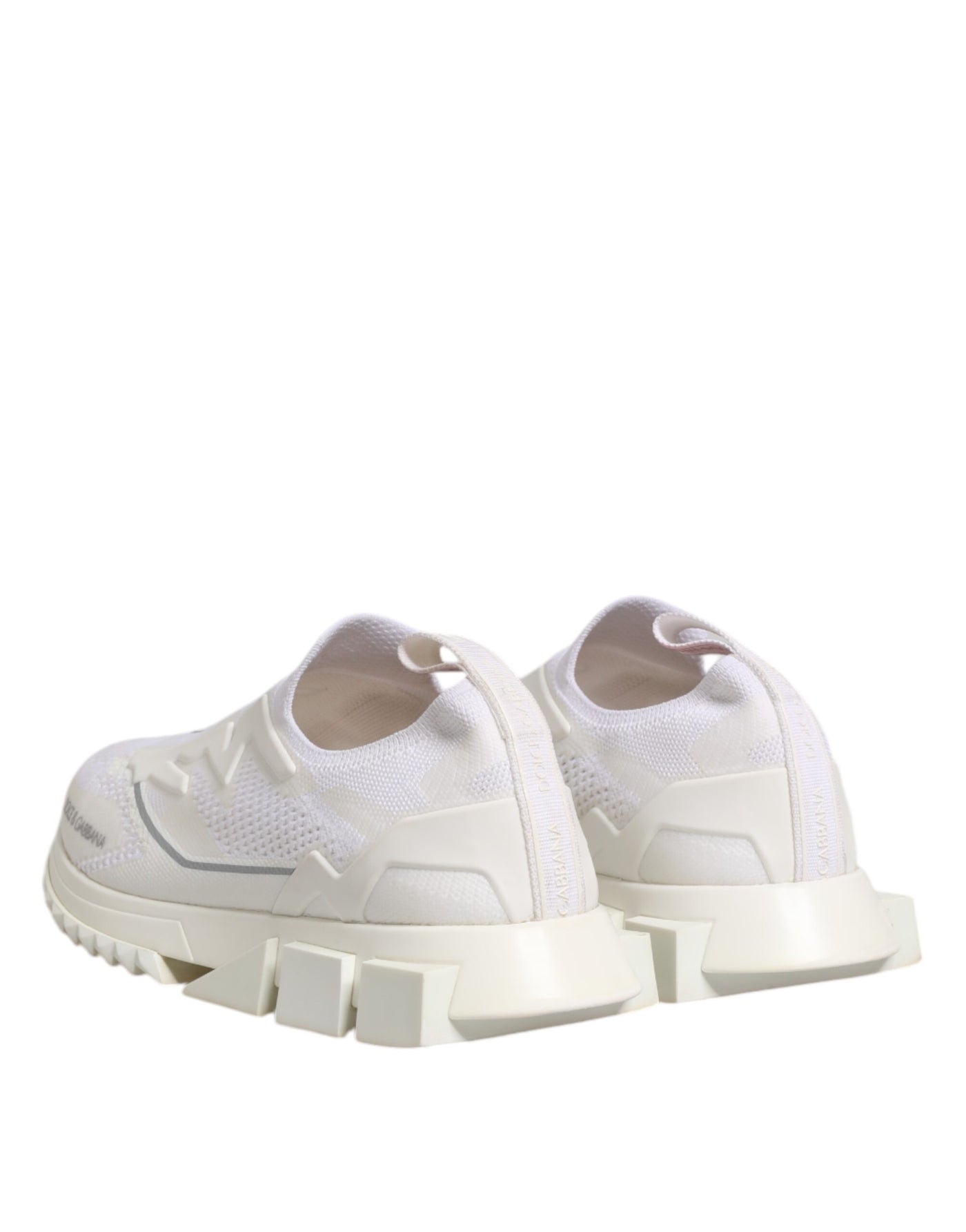 Dolce & Gabbana Weiß SORRENTO Slip On Low Top Turnschuhe Schuhe